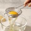 Stainless Steel Egg Colander Egg Separator Kitchen Baking Egg Beater Filter Colander Tool