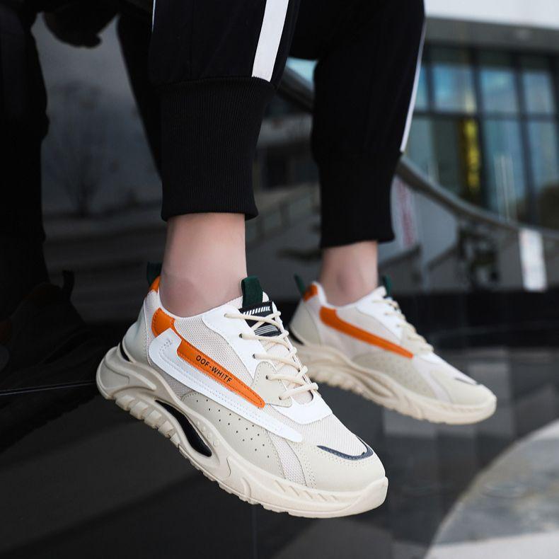 Men's Shoes Spring New Casual Shoes Comfortable Breathable Running Shoes Fashion Casual Sports Shoes Men's Shoes