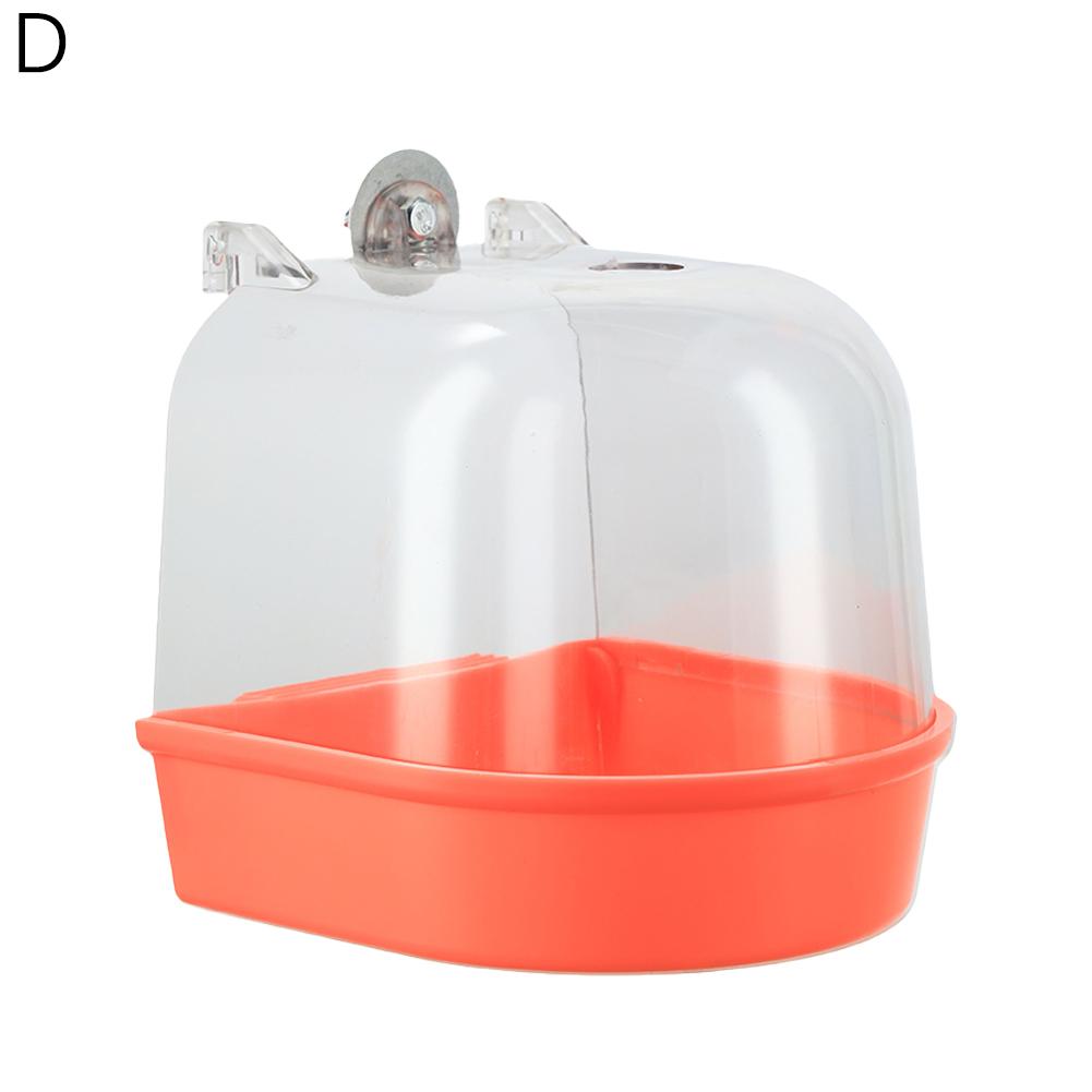 Hanging Bird Bath Is Waterproof Wear-resistant And Easy To Clean Cage-style External Bath For Birds Such As Parrots And Myn