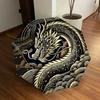1pc Golden Chinese Dragon Tattoo Design Umbrella with Plastic Handle,Suitable for All Seasons Home Travel Outdoor UmbrellaDD1199