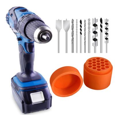 19-Schlitz-Bit-Organizer Bohrerbit-Deckel Waben Sechskantschlüssel und Aufbewahrungsbox mit Schraubendreherbit