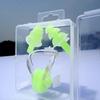 Earplugs and Nose Clips Set, Soft Silicone Non-Slip Swimming Ear Plugs, Waterproof Swimming Nose Clips