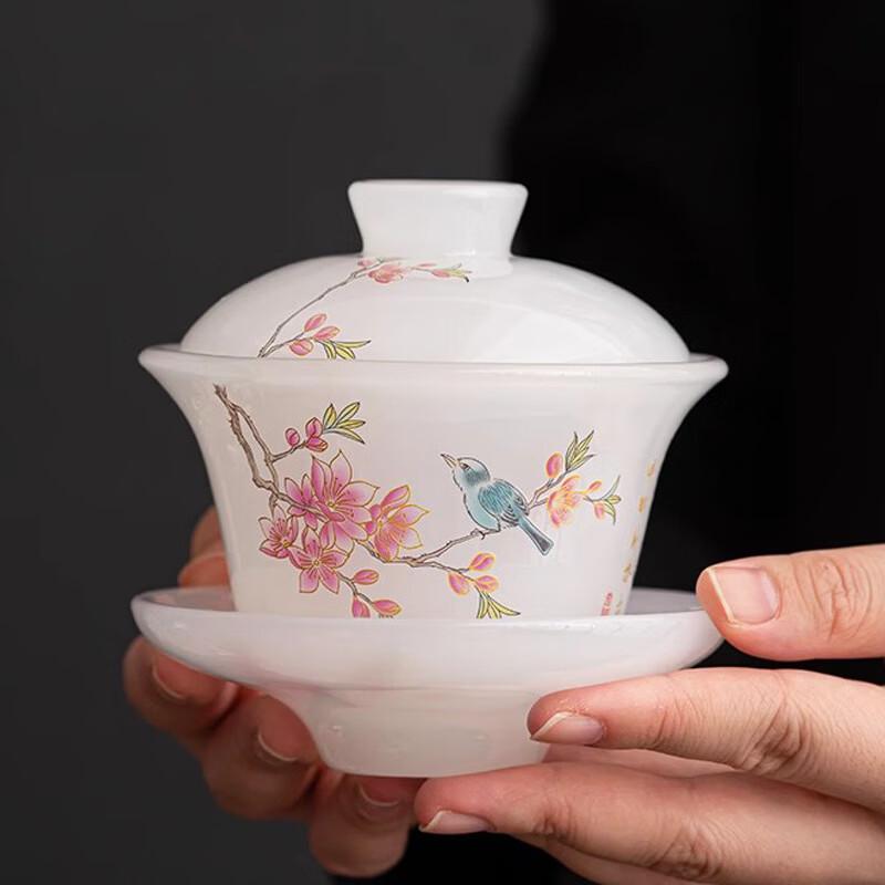 Happy Magpie Non-Scalding Ceramic Gaiwan
