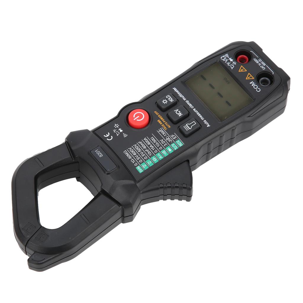 ET8201 600A 600V AC DC Stromzange Intelligente Automatische Erkennung Hohe Genauigkeit Multimeter
