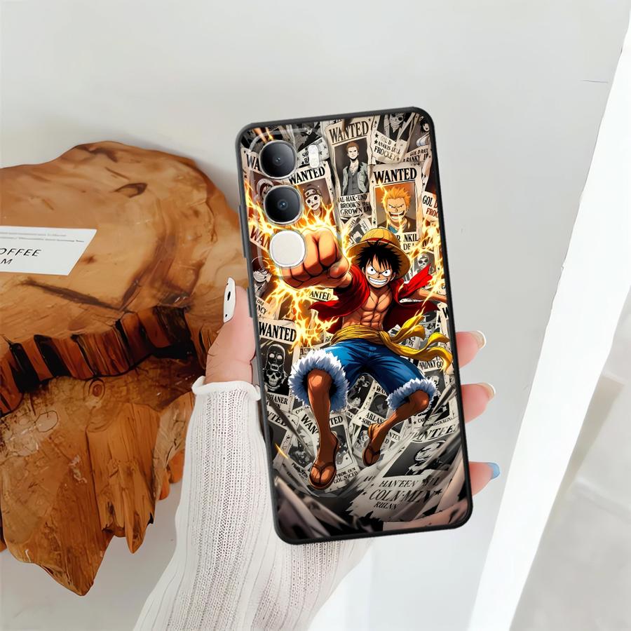 Ones Pieces Luffy Phone Cover Case for Vivo V29 Y50 Y95 Y75 Y81 Y71 Y91 V21E V23 Y51S Y78 V27 Y52S Y93 V25 V30 Y53S