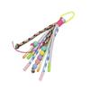 Vibrant Handmade Keychain Weaving Keyring Ornament Decorative Phone Bag Charm for DIY Enthusiasts And Fashion Lovers