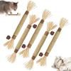 6Pcs Catnip Toys Cat Wand Silvervine Sticks Cat Toys For Indoor Chew Cats Toy