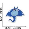 Ocean Party Embroidery Cloth Sticker Cartoon Shark Dolphin Embroidery Chapter Boy Children'S Clothes Dress Up Patch Sticker Hot Sublimation