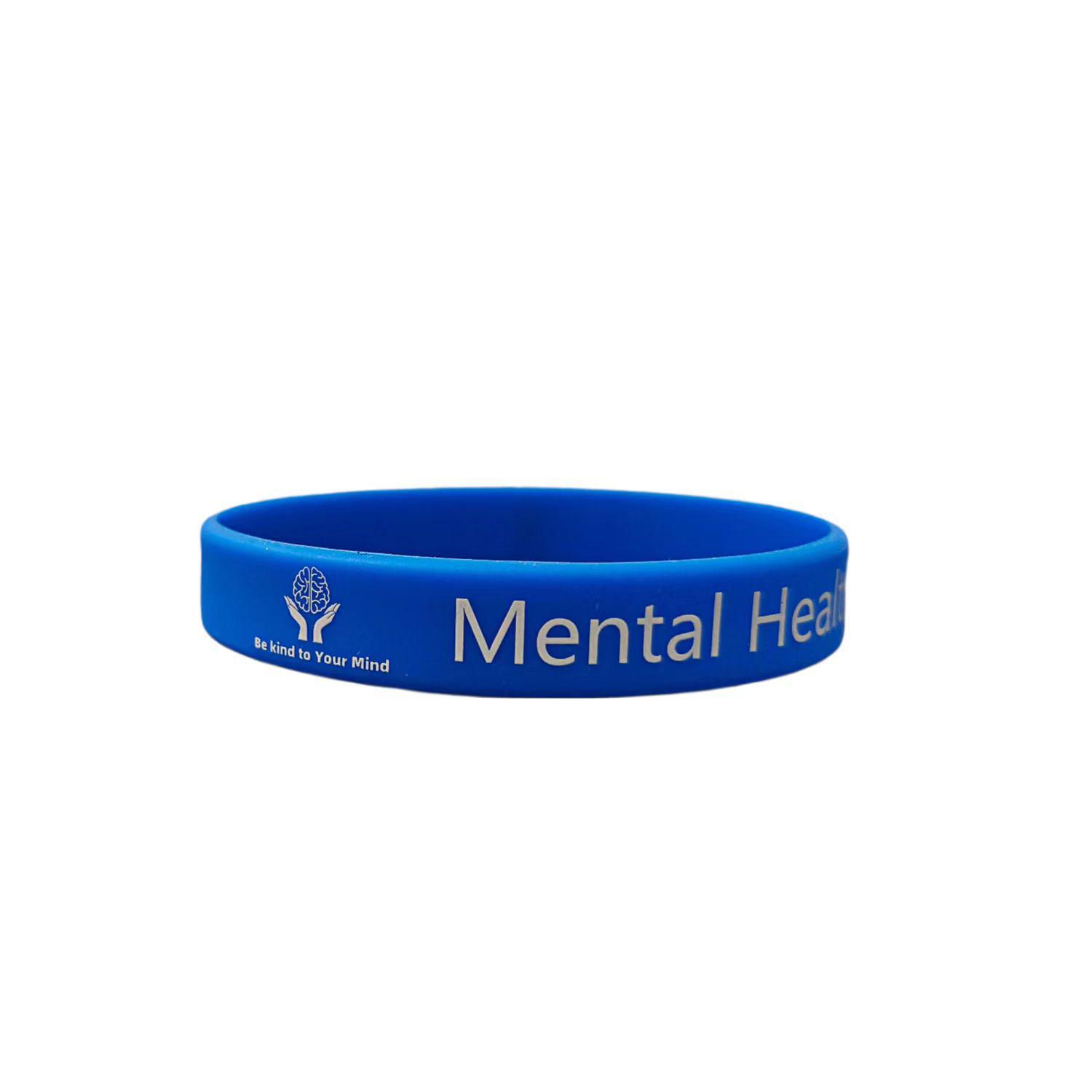 

Inspirational Mental Health Handmade Medical Alert Bracelet синій