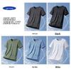 ROMON Men's Ice Silk Quick-Dry Short-Sleeve T-Shirt