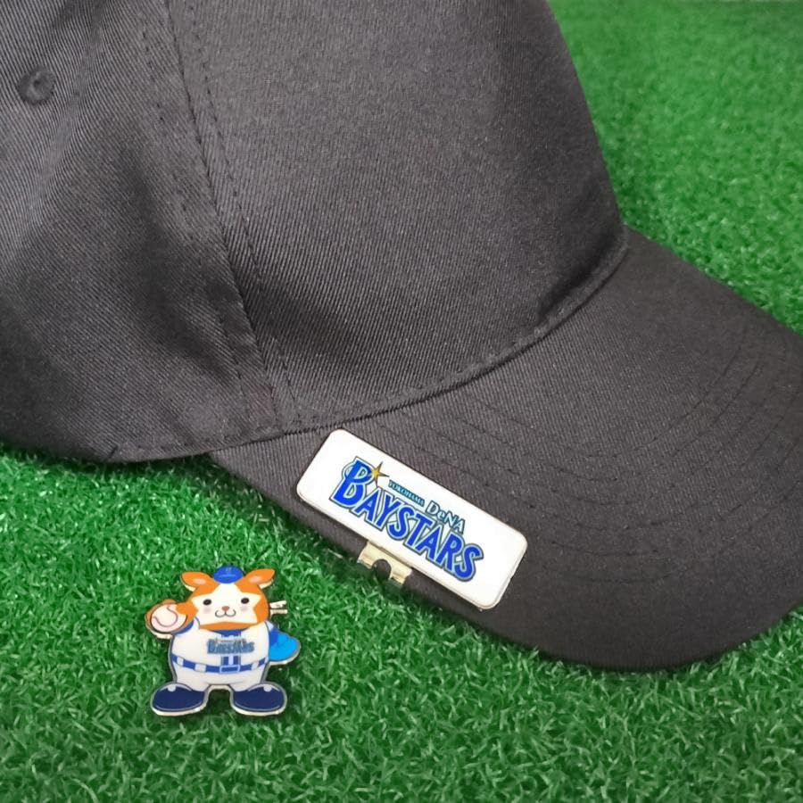 Hokushin Trading Golf Ball Marker Yokohama DeNA Baystars Clip Marker DB.Starman MK0471
