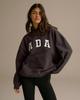 IN BLUE: England Trip Blogger Style Korean Cotton Loose Fit Lettered Pullover Hoodie Pair