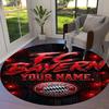 Bayern Munich Fan Gear Custom Name Round Area Rug Carpet Rug For Living Room Bedroom Sofa Playroom Decor Nonslip Floor Mat