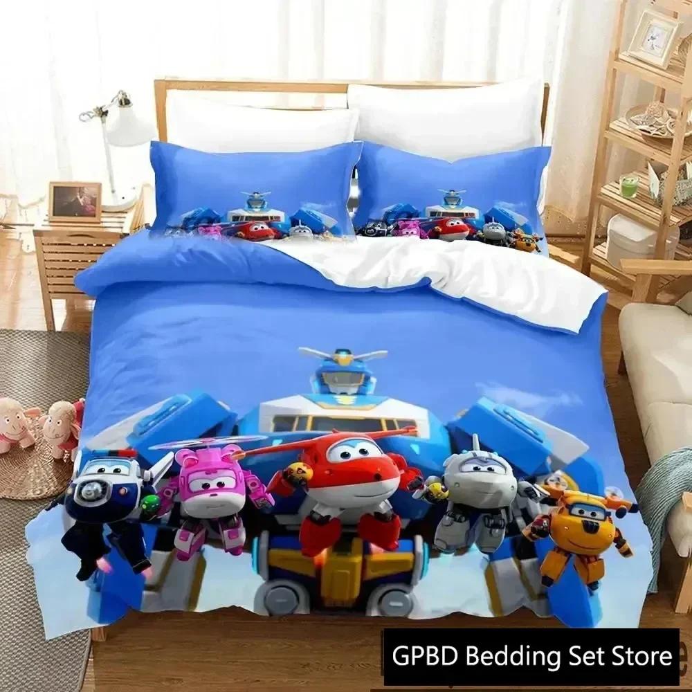 

Luxury New 3D Print Super Cartoon Wings Bedding Set Boys Girls Twin Queen King Size Duvet Cover Pillowcase Bed boys Adult 70x133cm 2pcs