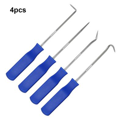 Juego de 4 Piezas Destornilladores para Retenes de Aceite de Coche Auto Vehículo Extractor de Juntas Tóricas Ganchos de Selección Herramientas Suministros 135mm