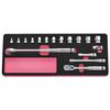 [Kyoto Machine Tool] [Nepros] Socket Wrench Set NTB317XA, 9.5mm Drive, 17-Piece
