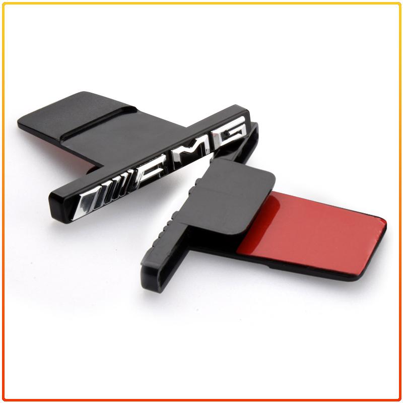 1 ud. Insignia Emblema Logo Parrilla Delantera AMG Decoración Estilo para Parrilla de Coche Mercedes Benz Clase GLE GLC A B C E W176 W246 W205 W213