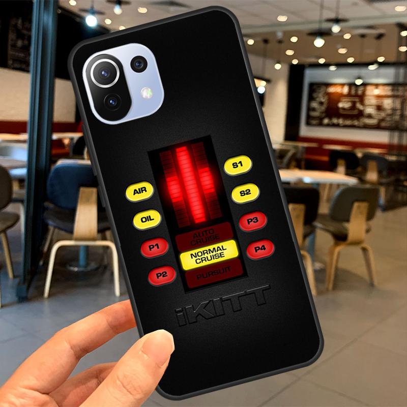 Knight Rider KITT Car For POCO F5 Pro X4 F4 GT C40 M5s F3 X3 X5 Pro Case For Xiaomi 13 12 Lite 12T 11T Pro Cover