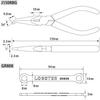 Lobtex J150RBG Long Nose Pliers with Grip Adapter J-CRAFT