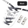 No Tie Shoelaces For Sneakers Elastic Shoe Laces Rainbow Precision Organization Metal Buckle Lock Lazy Shoelace Flat 17 Colors