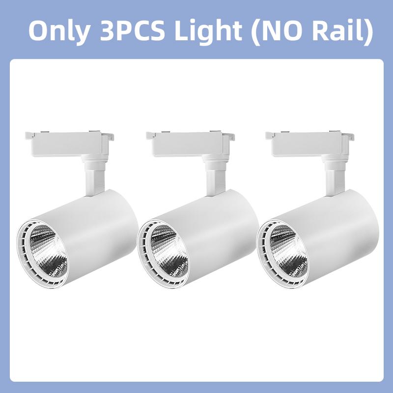 LED Track Light Set COB Track Lamp Rail Lighting for 20/30/40W Home Spotlight Indoor Clothing Shop Store Bedroom Lamp Fixture
