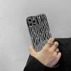 Stříbrný papírový obal na telefon Tin Paper pro iphone 17 16 15 14 13 11 12 Pro Max X XS Max XR Vlnky Vodotěsný Měkký kryt