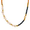 Yhpup Gorgeous Natural Freshwater Pearls Measly Bead Chain Stainless Steel Handmade Necklace Charm Luxury Fashion Trendy Jewelry