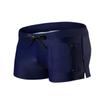 Herrbadbyxor Herrbadbyxor Mode Baddräkt Bakficka Dragkedjedesign Strandbadbyxor Boxershorts