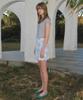 Sinun Flower Mini Skirt (Blue)