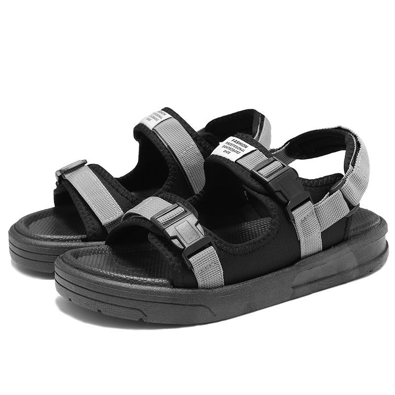 Summer New Men's Sandals Korean Edition Trend Fashion Outdoor Leisure Sports Beach Shoes Couple Sandals