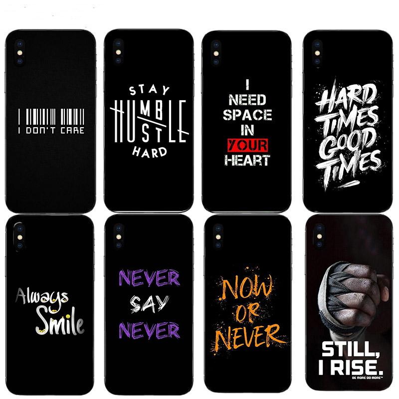 Angielski zwrot Twarda obudowa telefonu komórkowego 12 13 Mini etui na telefon iPhone 11 Pro Max XS SE X XR 10 Funda 7 8 Plus 5S 6S Obudowa telefonu komórkowego