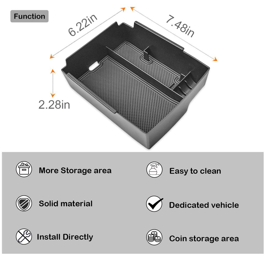 Center Console Storage Box Tray For Kia K4 2025 Armrest Storage Organizer Middle Center Console Interior Secondary Accessories
