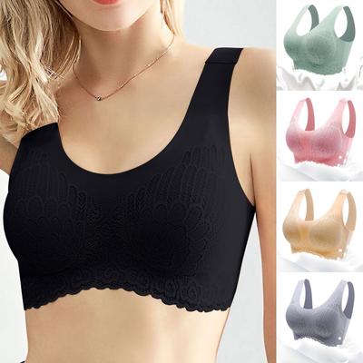 Femme Sexy Haut Soutien-gorge Sans Armatures Sous-vêtements Base Style Gilet Sports Base Sous-vêtements