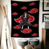 Naruto Cloud Power Wall Tapestry Aesthetic Wall Hanging Printed Fabric Blanket Decorative Tapestries For Bedroom Living Room Home Decor