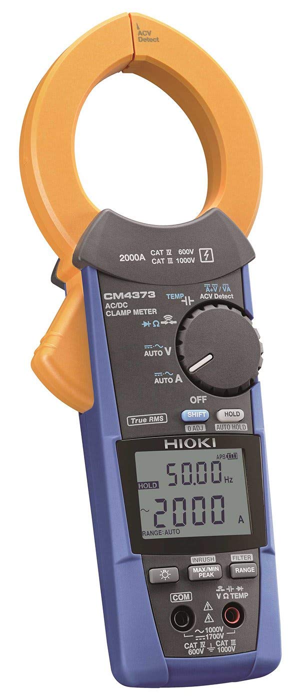 

Hioki CM4373 TRMS Clamp Meter, 1000VAC/1500VDC/2000A