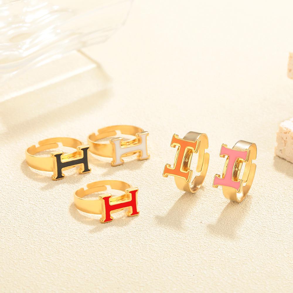 European & American Minimalist Stainless Steel Open Rings - Non-Fading INS Style