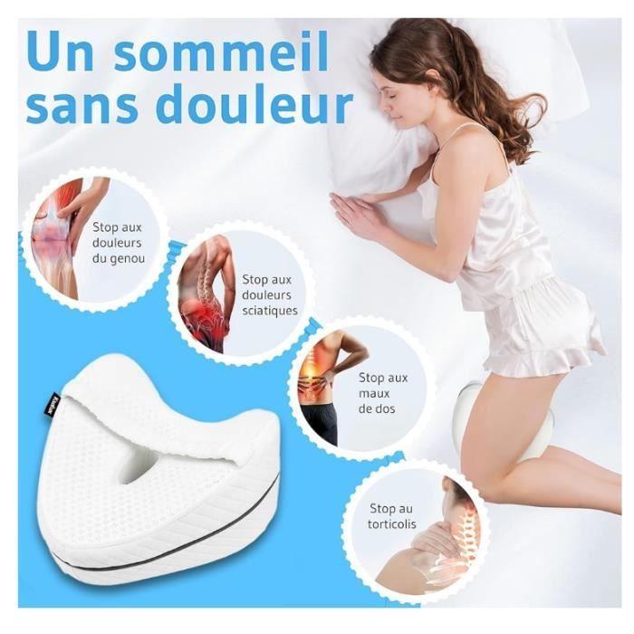 Orthopädisches Kissen - Bein und Knie - Memory-Schaum - Atmungsaktiv - Waschbar