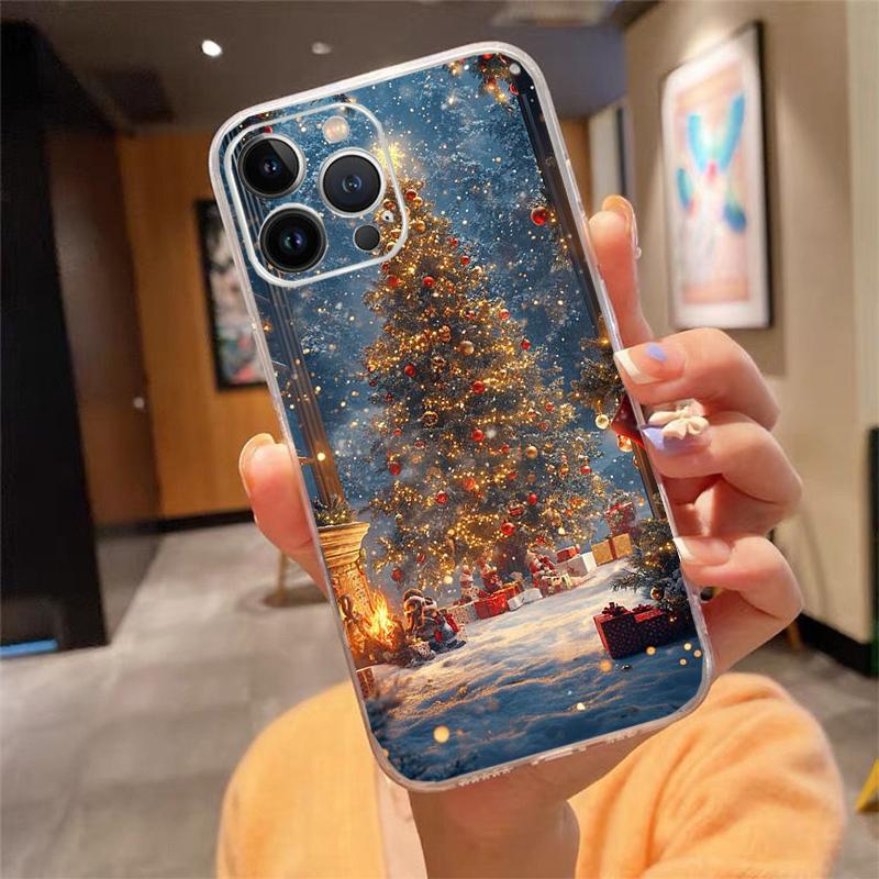 Christmas Art Phone Case For iphone 17 Pro Max 17 Air 16 15 14 13 Pro Max 15 16 Pro 15Plus Christmas Art