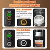 Portable Outin espresso machine coffee machine, 3-in-1 travel coffee maker, electric heater, rechargeable 12V coffee maker