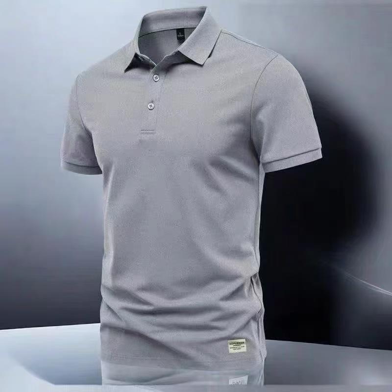 

Summer New Short-sleeved Polo Shirt Men s T-shirt High-end Casual Men s Pineapple Shirt 4XL