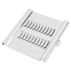 Stainless Steel Manual Vegetable Chopper/Slicer, Multifunctional, 3 Interchangeable Blades, Storage Container, 1 Count