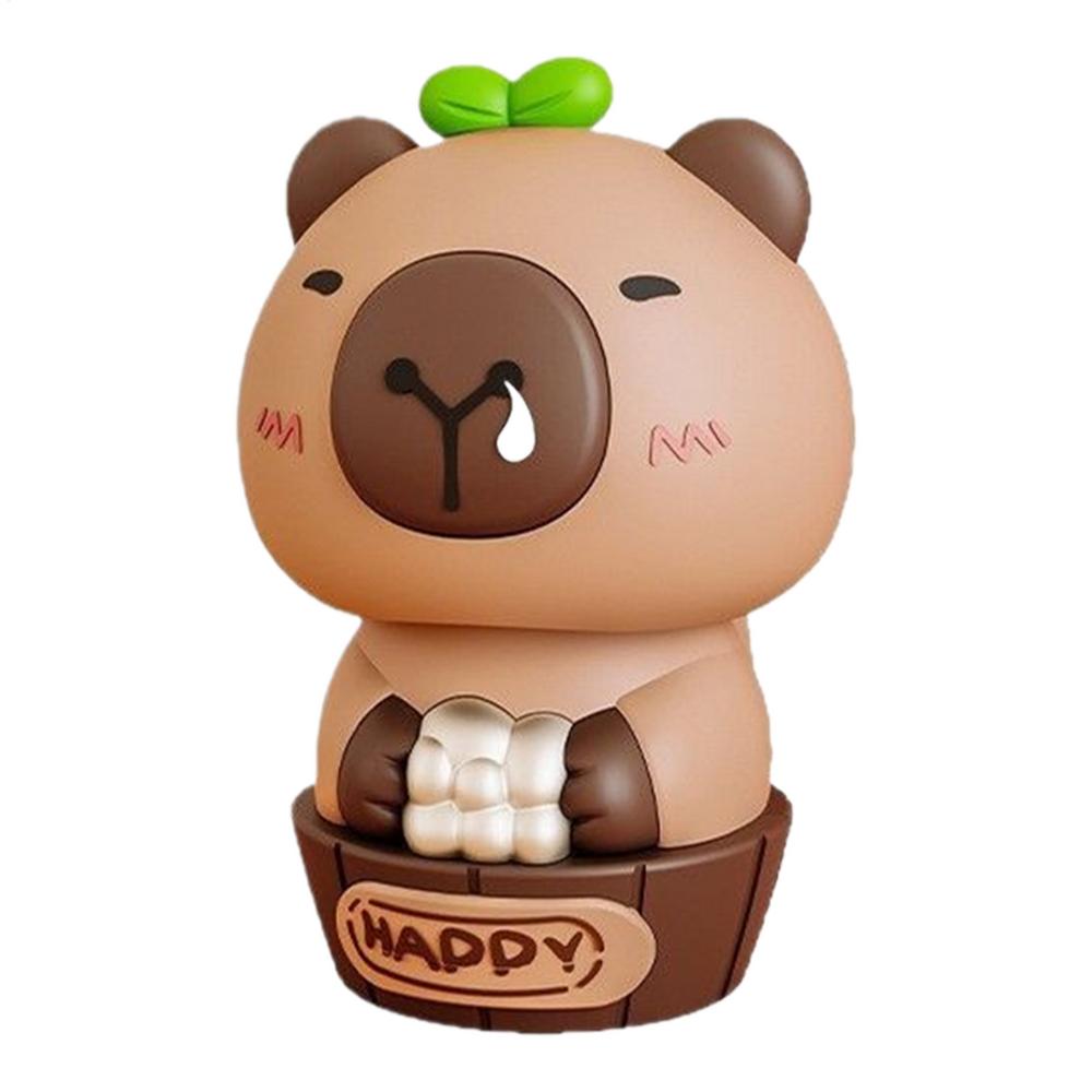 Car Dashboard Ornaments Capybara Solar Dancing Figures Vehicle Interior Accessories For Tabletop Console Daily Driving Truck