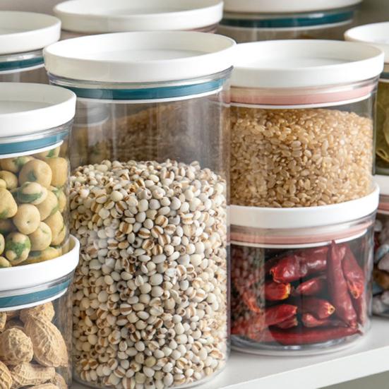 Storage Container Stackable Reusable Plastic Portable Food Storage Box for Kitchen