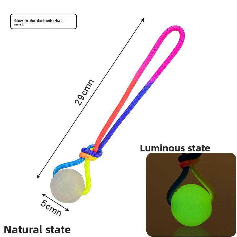 Pet Toy Balls, Rope Balls, Dog Interactive Toys, Reflective Rope Training, Dog Bite Force, Teeth Grinding, and Bite Resistance