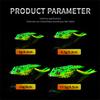 2Pcs Soft Silicone Fishing Baits Simulated Frog Fishing Lure with Hooks Crankbait Tackle Crank Baits Fishing Tackle
