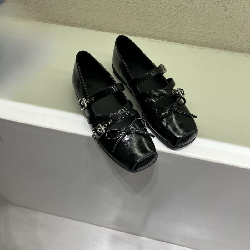 

Новые балетки на плоской подошве для женщин в ретро-стиле 40 чёрный