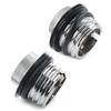 Motorcycle Left+Right Thread Flush Pop Up Gas Cap Vented Fuel Tank Cover For Harley Davidson Road King Softail Dyna