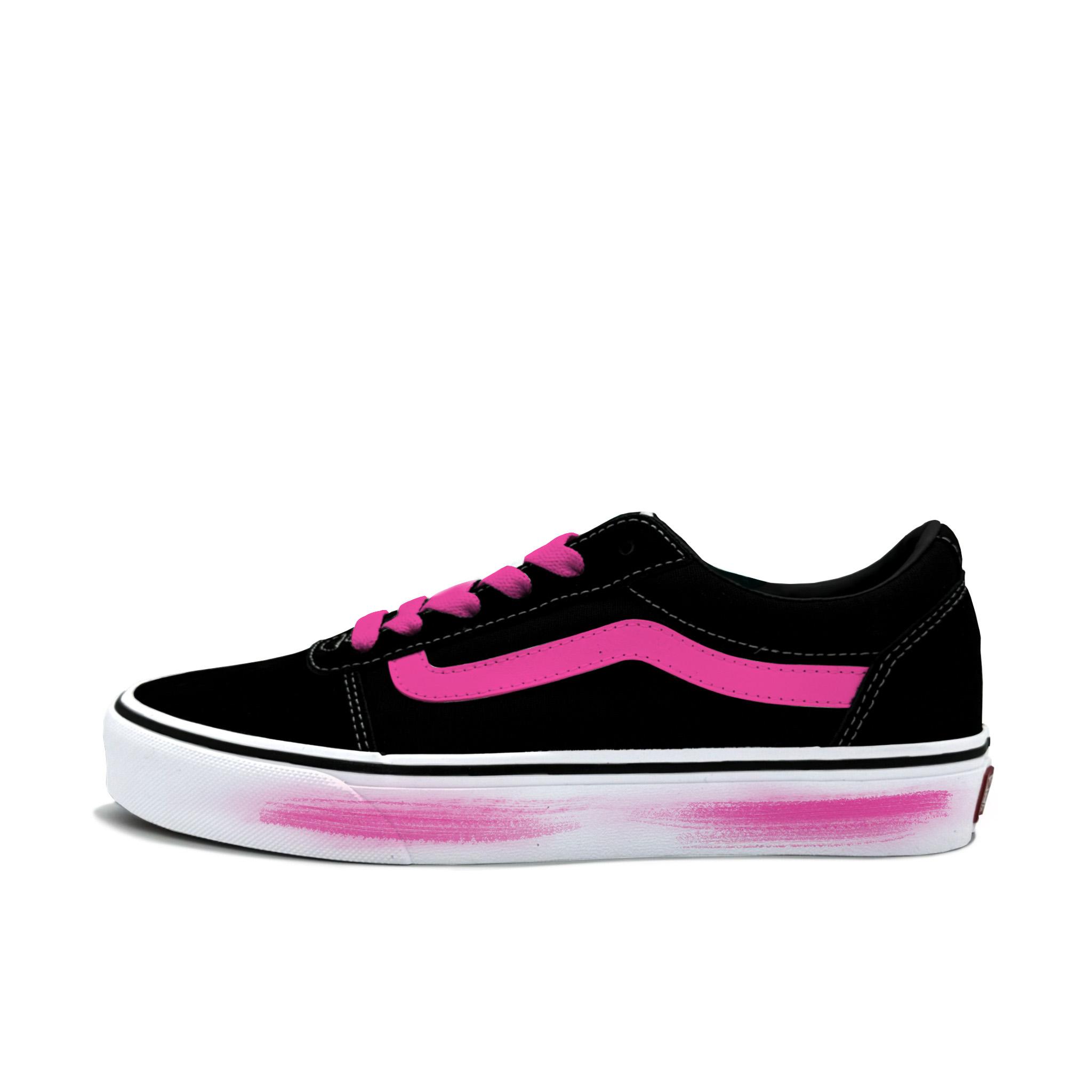 

Vans Ward Abrasion Resistant Abrasion Resistant Low top Skateboard Shoes Women s Bright Pink VN0A3IUNIJU(Team613-) 37
