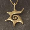 Bohemian Sun Pendant Necklace With Geometric Alloy Chain For Women