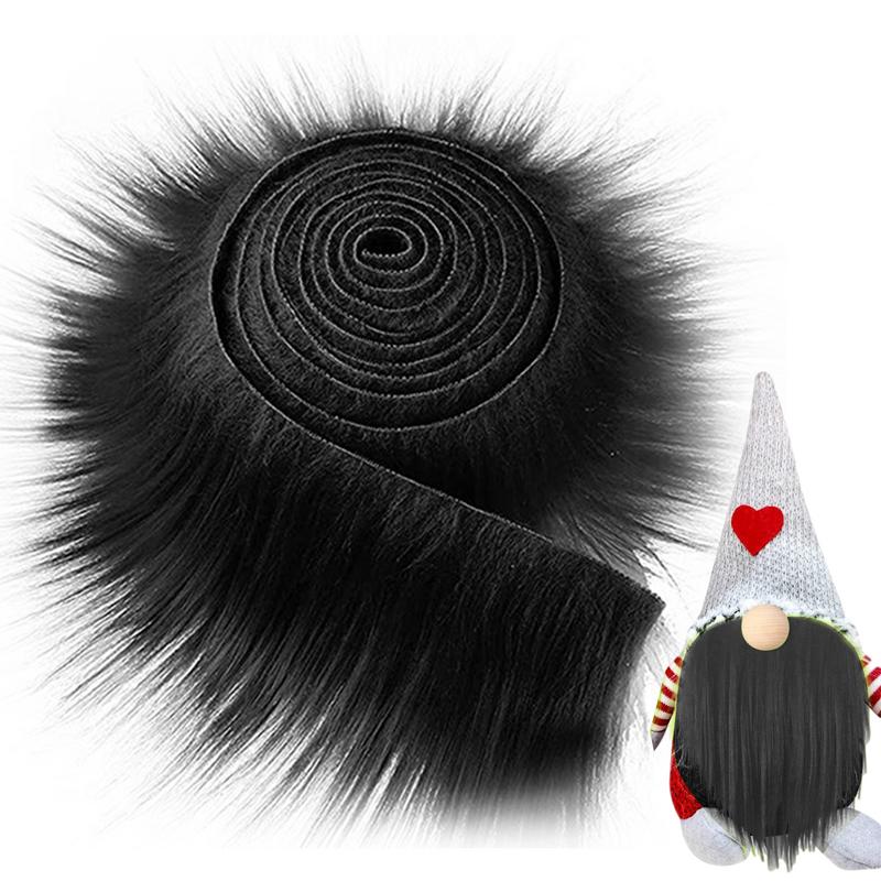 1.5M Sztuczne Futra Taśmy Rypsowe Odzież Szycie Puszyste Wykończenie Wykończenie Tkanina Szycie Kostium Pasek Pluszowe Futra Artykuły Dekoracja Domu